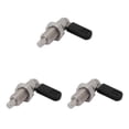 thumbnail image 1 of Wweixi 1x Indexing Plungers L Type Stainless Locking Bolts Thread Fine Silver M12-8 3Set, 1 of 6