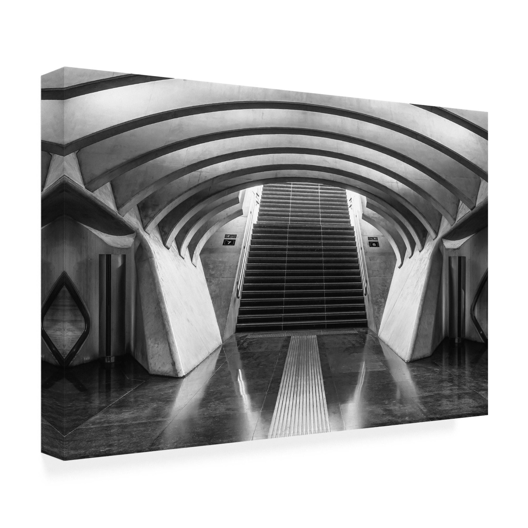 Canvas Wall Art - Luc Vangindertael laGrange 'Six And Seven' Wall Art for Living Room, Bedroom, or Office Décor by Trademark Fine Art - 47 x 30 Inches