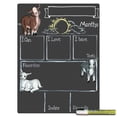 thumbnail image 1 of Cohas Goat Theme Baby Milestone Chalkboard, 12 by 16 inches, White Marker, 1 of 6