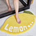 thumbnail image 2 of Cartoon Lemon Kitchen Rugs and Mats Cute Non Slip Area Rugs for Kitchen Floor/Bathroom/Bedroom (Lemon, 20"x31"), 2 of 3