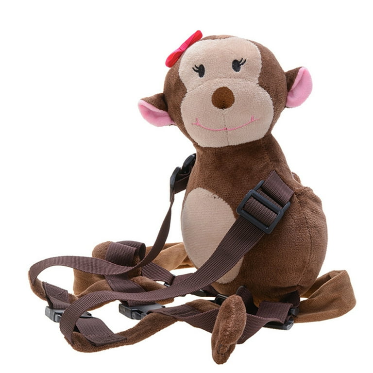 hirigin Kids Toddler Plush Backpack Cute Cartoon Animal Preschool Bag with Safety Leash for Boys Girls Walmart
