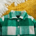 thumbnail image 4 of breaise Baby Christmas Flannel Shirt Girls Boys Long Sleeve Plaid Shirts Jacket Toddler Plaid Button Down Shirts Kids Coat Outwear, 4 of 9