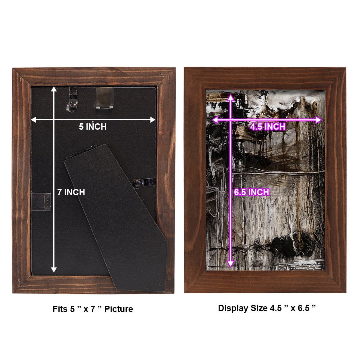 Continuum II -Framed Print w/glass-Chestnut