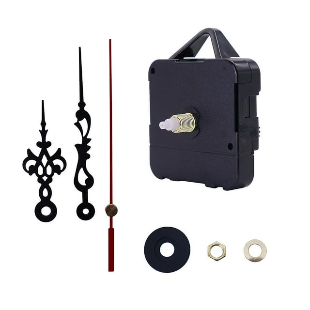 Mecanismos de movimiento de reloj de pared perfecl con manecillas de 3 Piezas y Kit de Gancho de Plástico