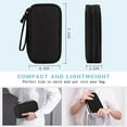 thumbnail image 3 of LShunze Travel Cable Organizer Pouch Electronic Accessories Carry Case Portable Waterproof Double Layers All-in-One Storage Bag for Cord, Charger, Phone, Earphone, 3 of 8