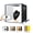 white, variant on Light Box Photography Portable Folding LED Photo Studio Box with 12 Colors Backdrops,CRI 95 Lighting for Jewelry and Miniature Model Photography