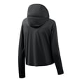 thumbnail image 4 of Stamzod Fishing Shirts for Men Long Sleeve Zip Up Sun Hoodie with Mask And Brim Uv Protection Rash Guard Black L, 4 of 9
