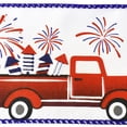 thumbnail image 3 of Patriotic Trucks and Campers Wired Ribbon, 2-1/2-inch, 10-yard, Red/White/Blue, 3 of 3