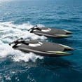 thumbnail image 5 of 2.4GHz High Speed Remote Control Racing Boat Dual Motor Waterproof RC Boat for Outdoor Pool Lake Fast Racing Toy, 5 of 6