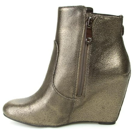 GUESS Womens Ulfred Almond Toe Ankle Fashion Boots Medium Brown Size 9.5 GUESS Womens Ulfred Almond Toe Ankle Fashion Boots Medium Brown Size 9.5