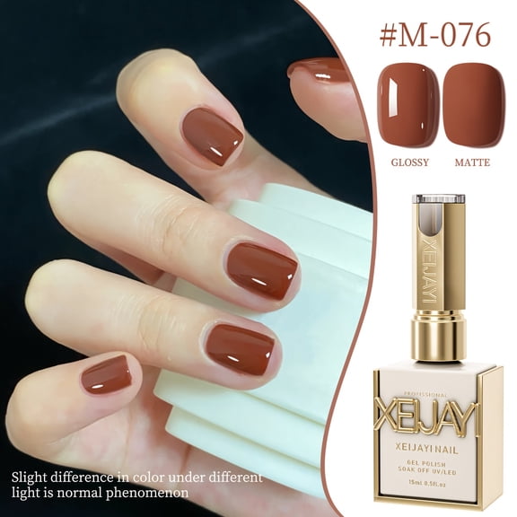 XEIJAYI 15ml  Gel Polish - Bright Nail Art With Alcohol-Free/LED Soak-Off Gel For Salon & DIY, Japanese-Korean Style Nail Designs, Nail Care, DIY Nail Design,
