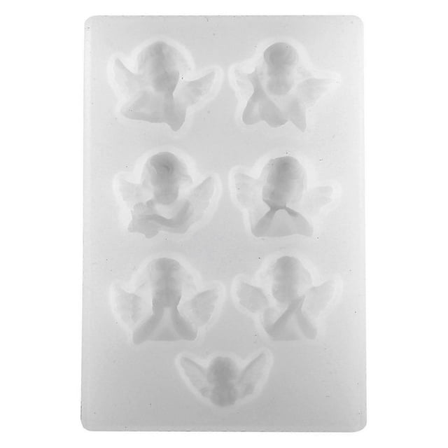 Little Angel Shape Silicone Mold for Resin DIY Clay UV Epoxy Resin Molds Pendant Jewelry Tools Mould