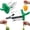Green, variant on Pepper Seed Corer Remover, Upgrade 2 in 1 Bell Pepper Cutter Quickly Cutting and Deseeding Bell Pepper Corer Tool for Vegetables Kitchen Gadget