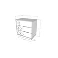 thumbnail image 5 of Nexera Commode 3 tiroirs, 5 of 5