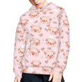 thumbnail image 3 of DISNIMO Pig Daisy Hoodies for Girls 6-7 Years Old Pink Pullover Hoodie Kids Sweatshirt with Hood Boys and Girls Matching Hoodies with Pockets for Girls Long Sleeve Sweatshirts Graphic, 3 of 7