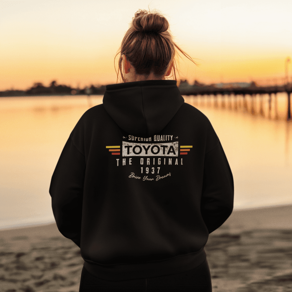 Toyota Zip-Up Hoodie-The Original Since 1937