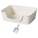thumbnail image 4 of Cajas de arena para gatos, cuenco para arena tamizada, bandeja de arena universal antisalpicaduras para gatos, inodoro para gatos para todo tipo de blanco, 4 of 9