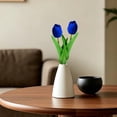thumbnail image 2 of Faux Tulips, Real Touch Flowers Fake Tulips, Faux Flowers for Vase, Faux Tulips, Fake Flower Bouquet, Single Stem Artificial Tulips for Home, Wedding, Floral Arrangements & DIY Decor 5Pcs, 2 of 5