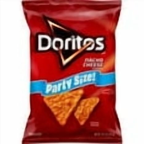 Doritos Nacho Cheese Tortilla Snack Chips,Party Size, 14.5 Ounce Bag