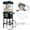 Black 8oz, variant on Vintage Theater Popcorn Machine with Cart - 6 Oz Commercial Kettle Makes 24 Cups, 480W Cinema-Grade Popcorn Machine, with 14'' Wheels & Warming Light for Home Theater, Parties & Office