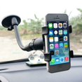 thumbnail image 1 of 360 Degree Rotation Automotive Double Chuck Hose suction cup Car Mobile Phone Bracket, 1 of 9