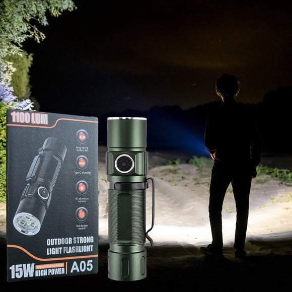 SuoKom 3Led Flashlights High Powered Super Bright Flashlight Rechargeable 5 Modes Flash Lights for Emergency Outdoor Home Camping Hiking Gift