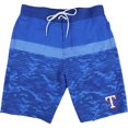 thumbnail image 1 of G-III Sports Mens Texas Rangers Lined Camo Swim Bottom Trunks, txr, L, 1 of 2