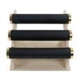thumbnail image 1 of 3 Tier Watch Stand, Bracelet Storage Rack Abrasion Proof Jewelry Showing Different Height Beveled Detachable Orderly  For Home  Cloakroom Black, 1 of 8