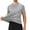 Light Gray, variant on Men's Summer Crew Neck Short Sleeve Gym Workout Sports T-Shirt Lightweight Breathable Quick Dry Athletic Top Running Training Activewear Tee