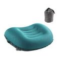 thumbnail image 4 of Almohada de viaje almohada de campamento inflable cómodo con bolsa de almacenamiento compacto compacto para campamento que viaja en casa autos para el Azul, 4 of 10
