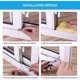thumbnail image 4 of Self Adhesive Brush Seal Strip - Dustproof Brush Strip Window Sealing Strip - Windproof Brush Seal for Windows and Doors - 9mm(W)*15mm(H), Length 5m - Black, 4 of 5