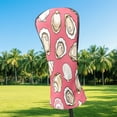 thumbnail image 2 of Golf Club Head Cover Waterproof Leather Golf Accessories HeadCovers Set Driver Headcover for Women Men Shell & Oyster, 2 of 5