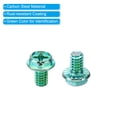 thumbnail image 4 of Uxcell 5/32 x 1/4 Inch Ground Screws, 30 Pack Green Grounding Screw Hex Phillips Head Flanged for Home, 4 of 5