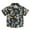 Black, variant on WhouRiu Boys Shirts Short Sleeve Cartoon Prints Button Tops Kids Hawaii Beach Holiday Shirts Black,Sizes 18-24 M