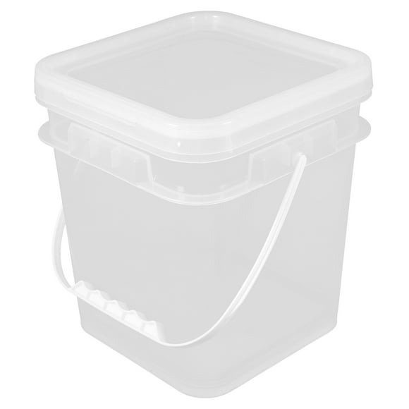 EeaseCA Sealed Paint Pail Storage Bucket Refillable Household Paint Bucket Paint Package Container