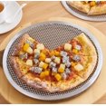 thumbnail image 4 of Parrilla para pizza de aluminio de 4 piezas, 9", plateadaLigera y conductora de calor, 4 of 5