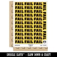 thumbnail image 2 of Fail Bold Text Test Inspection Sticker Set - Yellow - Matte Finish - 1.5" Small, 2 of 7