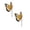 A185 C 4.7x3.9" 2Pack, variant on 2Pcs Bird Butterfly Flower Plant Pot Stake Decoration, 4.7X3.9" 2D Colorful Acrylic Bird Butterfly Garden Ground Insert Decor, Outdoor Yard Lawn Pathway Patio Art Ornaments, Gifts For Mom