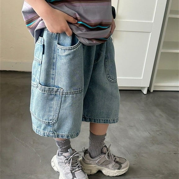 Boys Jeans Fashion for Everyday Wear Streetwear 5-6 Years Boy Clothes