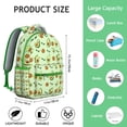 thumbnail image 6 of Cute Kawaii Backpack with Avocado Illustration, Lightweight Travel Bag with Fresh Fruit Design for Avocado Lover, 6 of 6