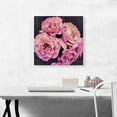 thumbnail image 2 of ARTCANVAS Pink Flowers Home decor Canvas Art Print - Size: 18" x 18" (1.50" Deep), 2 of 9
