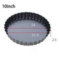 thumbnail image 1 of 6/8/10 Inch Cake Tart Removable Non Stick Bottom Baking Pastry Molding Pan Trays, 1 of 9