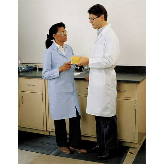 Red Kap Button Front Lab Coat Extended Sizes KP14EXT Light Blue 52