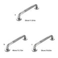thumbnail image 3 of Decodeary Shower Balance Bar with Textured Handle Stainless Steel Non-slip Bathroom Handrail Home Improvement Hand Grip for Swimming Pool No.2, 3 of 9