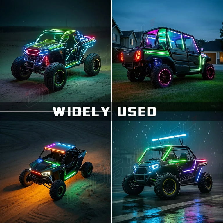 Premium RV Awning LED Light Strip Boat Camper Deck RGB Multi - Foto 11