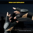 thumbnail image 5 of Guantes De Pesca Guantes de pesca LED de medio dedo Guantes de senderismo para acampar al aire libre (mano derecha) Likrtyny Para Estrenar, 5 of 5