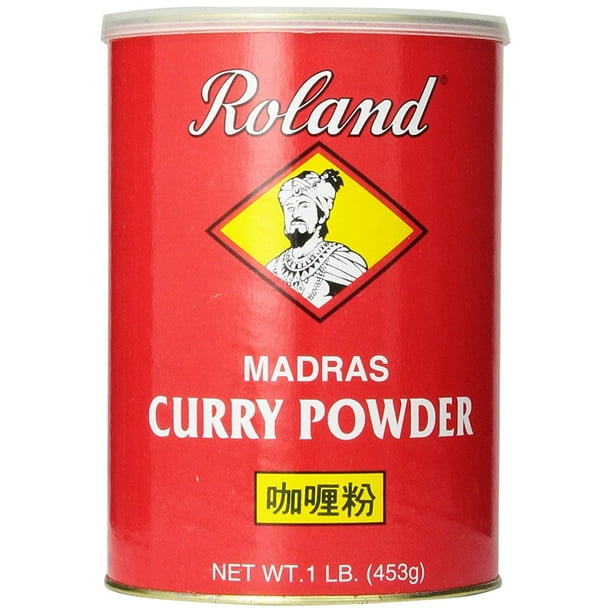 Roland Curry Powder, Madras, 1 Pound (Pack of 4)