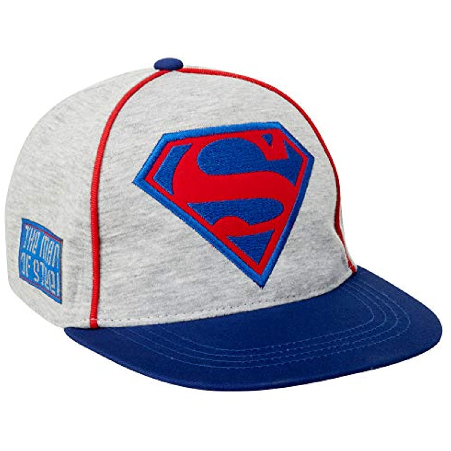 Red/Blue Kids Hat DC Comics Boys Superman Children's 100% Cotton Baseball Cap 