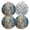 Black3550, variant on 4 PCS Pot Holders for Kitchen,Potholders Sets with Hook for Oven,Cooking,Baking,Colorful Pebble Texture