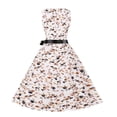 thumbnail image 3 of LEEYNEER Summer Dresses New Arrival Ladies Sundress for Women Beach Floral Print Sleeveless Tank Swing Robe, 3 of 8